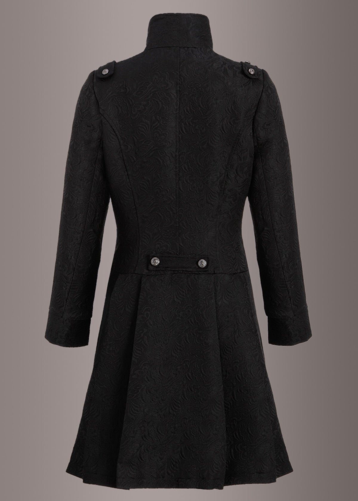 Gothic Brocade Coat Jacket with Buttons