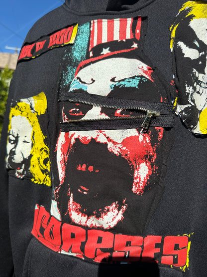 House of 1000 Corpses – Upcycled Horror Hoodie | Men’s Medium