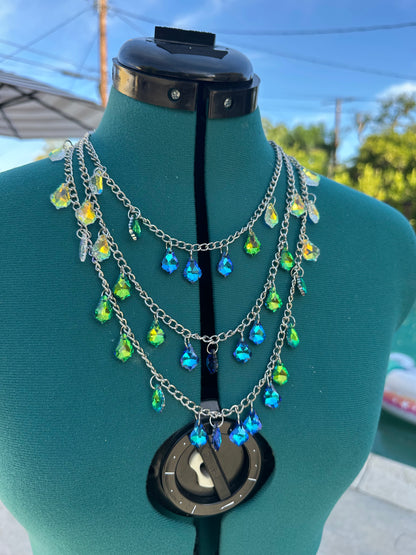 Crystal Drip Convertible Waist Chain - ONE OF ONE