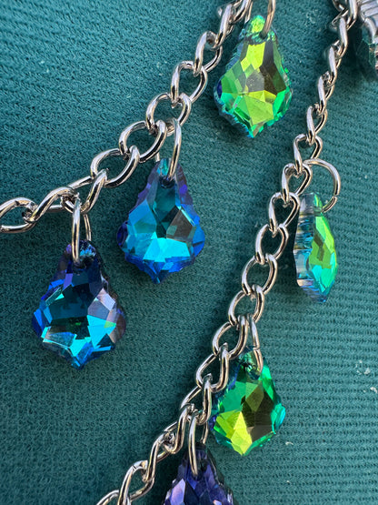 Crystal Drip Convertible Waist Chain - ONE OF ONE