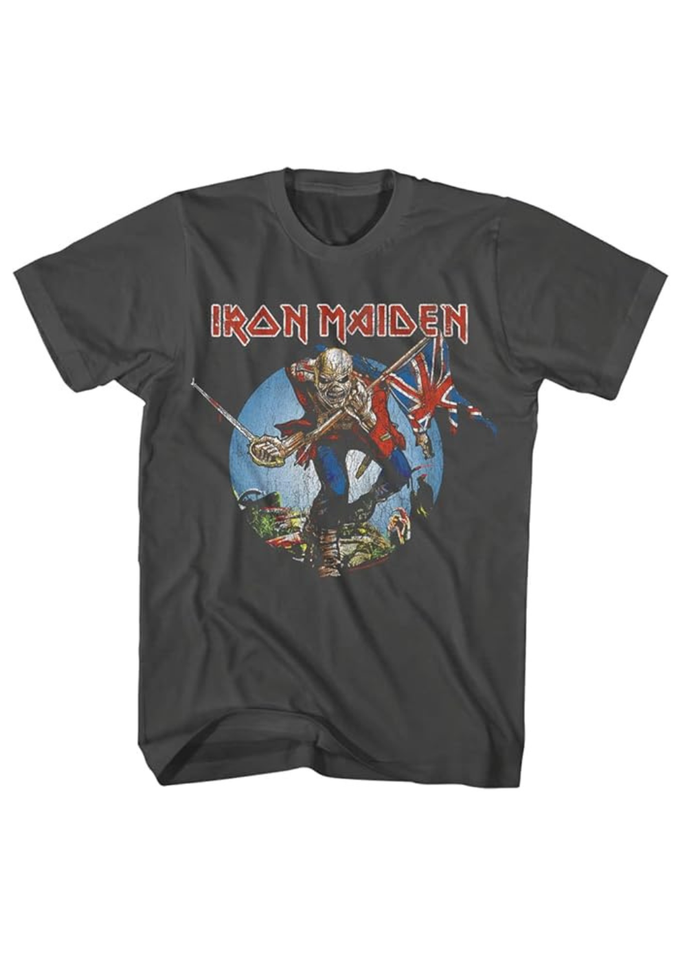 Iron Maiden The Trooper Tour Band Tee | Oversized Vintage Graphic Shirt