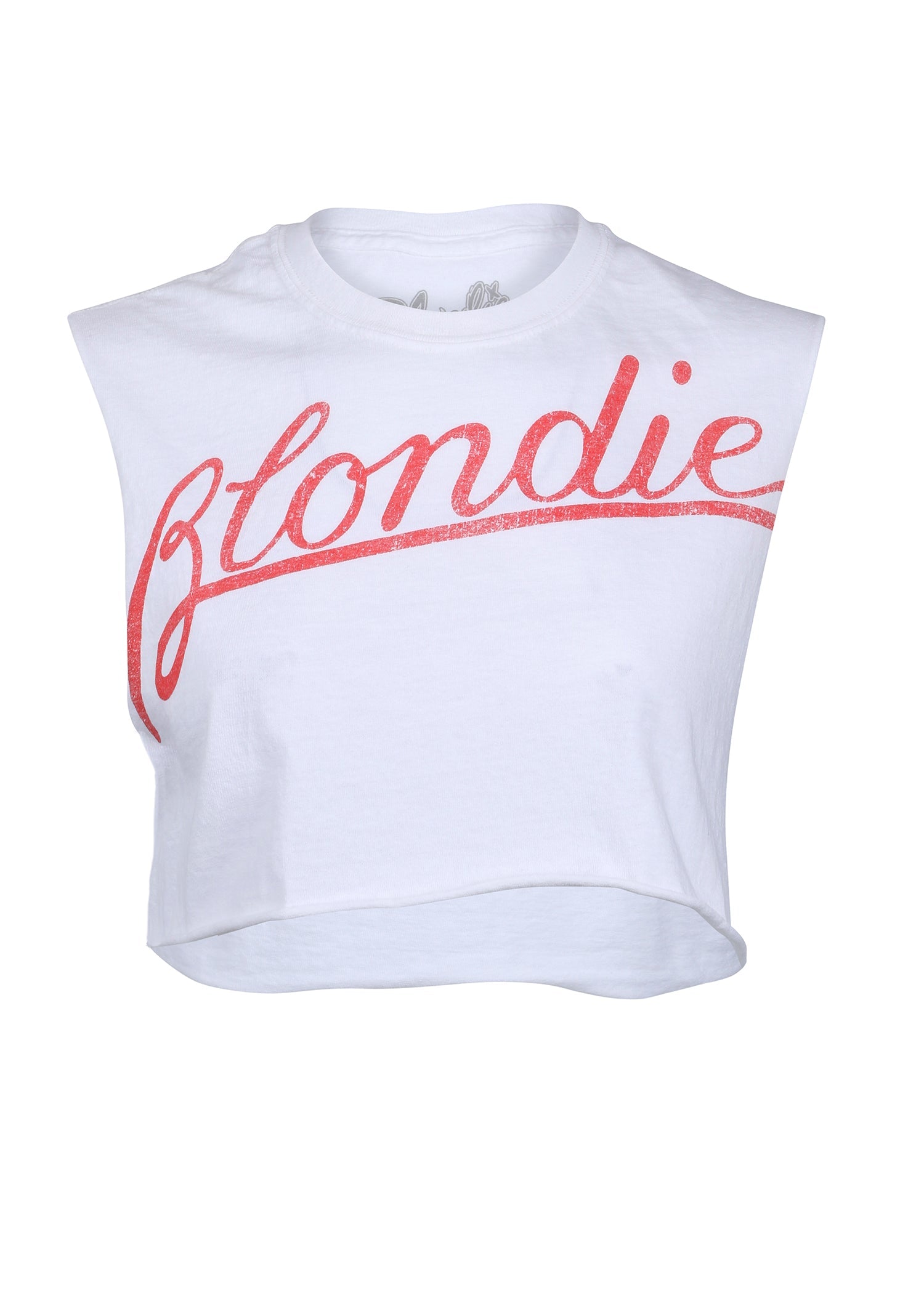 White Blondie Cropped Tee by Goodie Two Sleeves