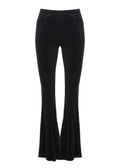 Black Velvet Bell Bottoms Flare Pants