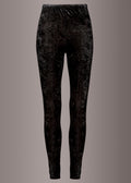Black Velvet Leggings