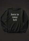 Born to Raise Hell Sweatshirt Rock n Roll Sweater