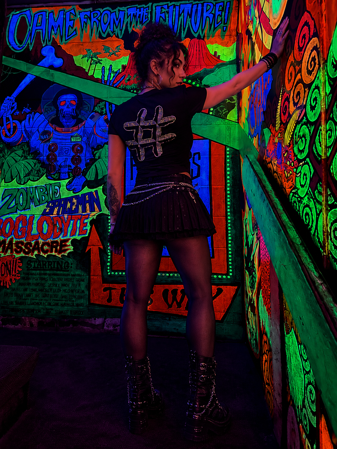 Riot & Rhinestones x Numbers Nightclub Classic Logo Tee