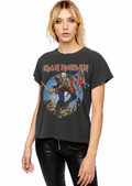 Iron Maiden The Trooper Tour Band Tee | Oversized Vintage Graphic Shirt