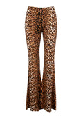 You Are Wild Leopard Print Flare Pants Bell Bottoms