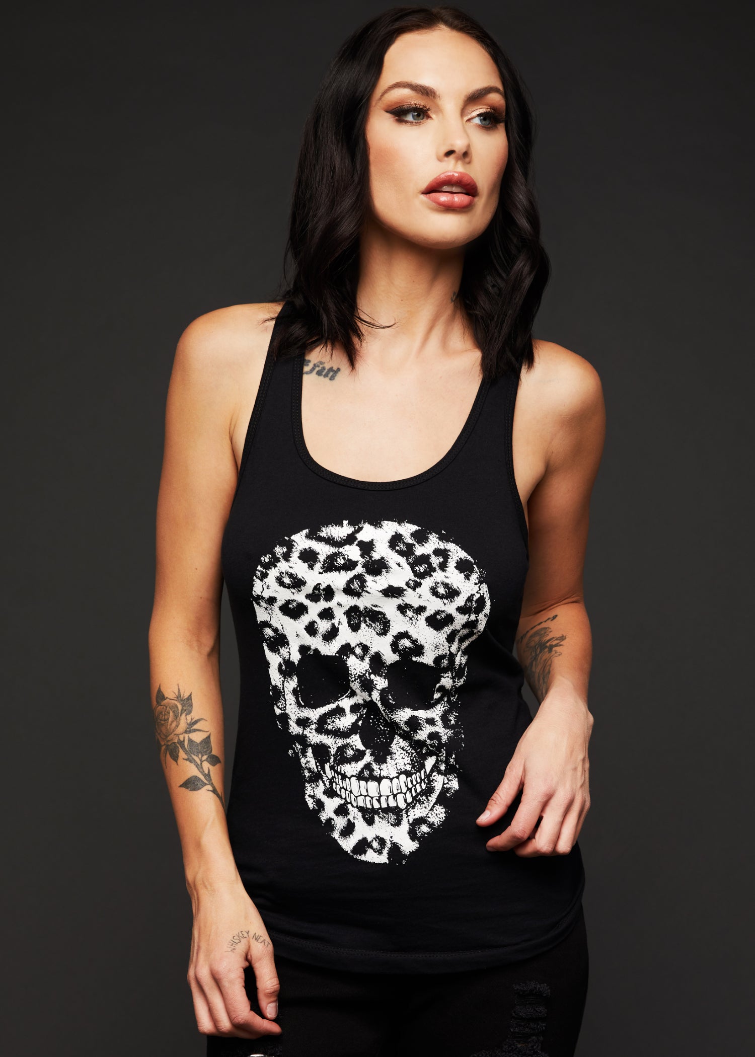 Renegade Leopard Skull Tank Top