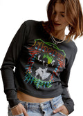The Doors Cropped Long Sleeve Band Shirt by Daydreamer LA